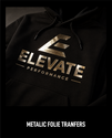 Metalic folie transfer