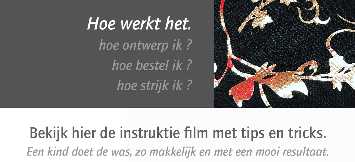 hoe werk ik met strijkletters