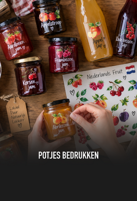 Potjes zelf bedrukken met UVDTF