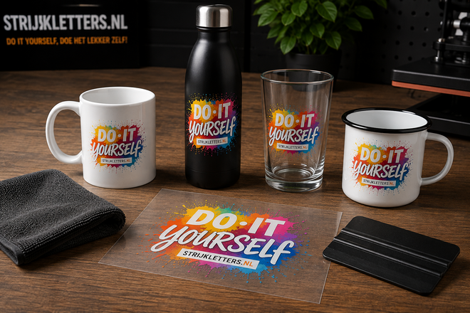 Werkbeschrijving UVDTF Transfers | Benodigdheden voor het aanbrengen