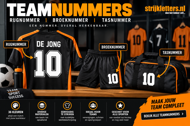 teamnummers_strijkletters