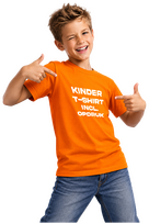 Kinder T-Shirt incl. opdruk kies positie