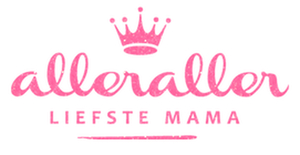 Aller liefste Mama Glitter Neon roze Glitter - afb. 2