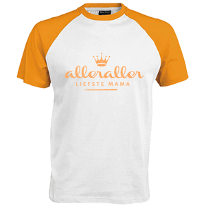 Aller liefste Mama Glitter Neon Orange Glitter 449 - afb. 1