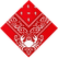 Boeren zakdoek Carnaval zakdoek Krab - afb. 1