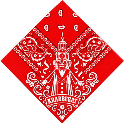 Boeren zakdoek Carnaval zakdoek Peperbus - afb. 1