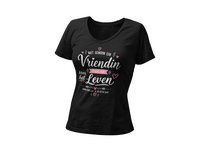 brievenbus cadeau T-shirt vriendinnen  T-shirt zwart