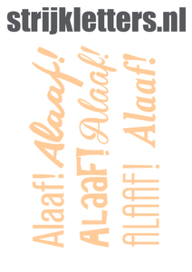 Carnaval Alaaf Flex Huidskleur - afb. 1