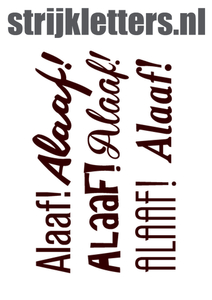 Carnaval Alaaf Flex Bruin - afb. 1