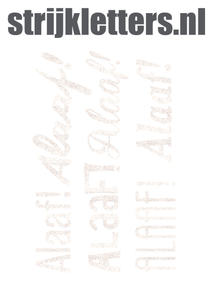 Carnaval Alaaf Glitter White Glitter 444 - afb. 1