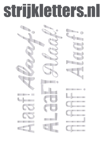 Carnaval Alaaf Glitter Rainbow White 488 - afb. 1