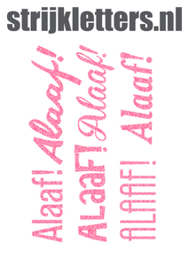 Carnaval Alaaf Glitter Medium Pink - afb. 1