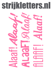 Carnaval Alaaf Glitter Neon Pink Glitter 448 - afb. 1