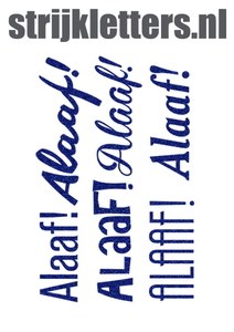 Carnaval Alaaf Glitter Royal Blue Glitter 489 - afb. 1