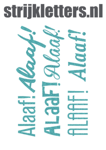 Carnaval Alaaf Glitter Sky Bleu Glitter 445 - afb. 1