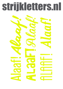 Carnaval Alaaf Glow in the Darg Geel - afb. 1