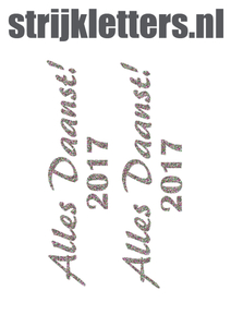 Carnaval Alles Daanst 2017 Glitter Regenboog Multicolor 453 - afb. 1