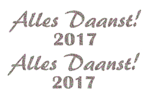 Carnaval Alles Daanst 2017 Glitter Regenboog - afb. 2