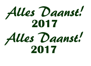 Carnaval Alles Daanst 2017 Flex Donker Groen - afb. 2