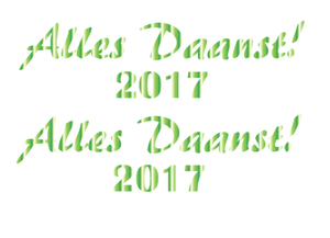 Carnaval Alles Daanst 2017 Mirror Groen - afb. 2