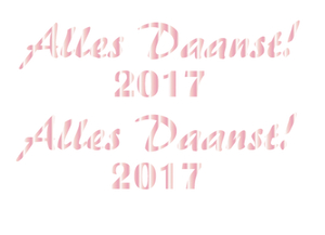 Carnaval Alles Daanst 2017 Mirror Roze - afb. 2