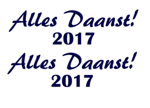 Carnaval Alles Daanst 2017 Flex Donker Marine Blauw - afb. 2