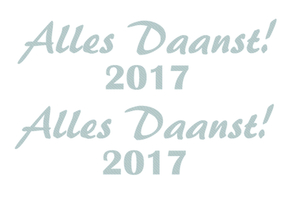 Carnaval Alles Daanst 2017 Design Carbon Zilver - afb. 2