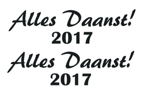 Carnaval Alles Daanst 2017 Design Carbon Zwart - afb. 2