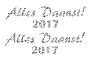 Carnaval Alles Daanst 2017 Design Zebra - afb. 2