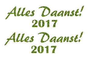 Carnaval Alles Daanst 2017 Design Zebra Groen - afb. 2