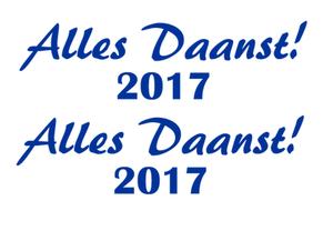 Carnaval Alles Daanst 2017 Metallics Blauw Metallic - afb. 2