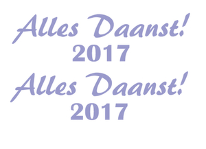 Carnaval Alles Daanst 2017 Metallics Paars Metallic - afb. 2