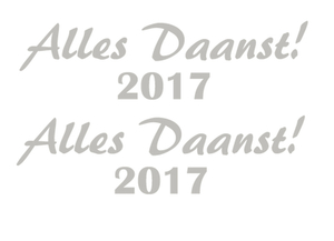 Carnaval Alles Daanst 2017 Flex Heather Grijs - afb. 2