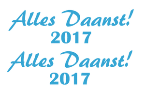 Carnaval Alles Daanst 2017 Flex Hemelblauw - afb. 2