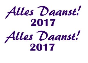 Carnaval Alles Daanst 2017 Flex Aubergine - afb. 2