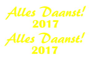 Carnaval Alles Daanst 2017 Flex Licht Geel - afb. 2