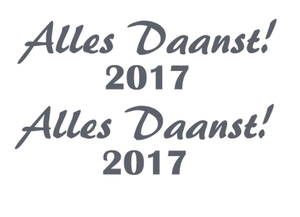 Carnaval Alles Daanst 2017 Flex Licht Graphiet - afb. 2