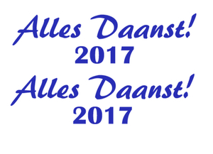 Carnaval Alles Daanst 2017 Flex Middel Blauw - afb. 2