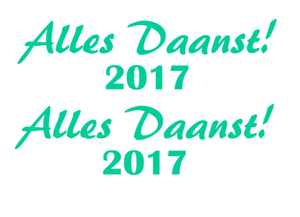 Carnaval Alles Daanst 2017 Flex Aquagroen - afb. 2