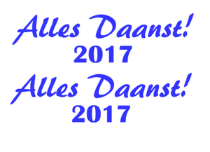 Carnaval Alles Daanst 2017 Flex Pacific Blauw - afb. 2