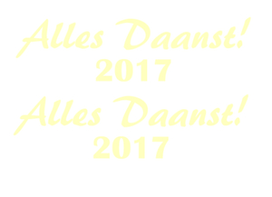 Carnaval Alles Daanst 2017 Flex Pastel Geel - afb. 2
