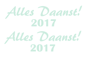 Carnaval Alles Daanst 2017 Flex Pastel Groen - afb. 2