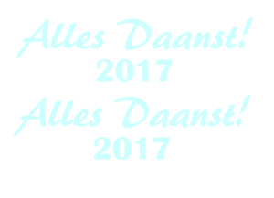 Carnaval Alles Daanst 2017 Flex Baby Blauw - afb. 2