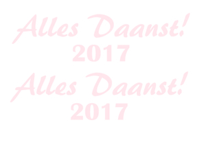 Carnaval Alles Daanst 2017 Flex Pastel Roze - afb. 2