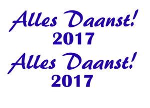 Carnaval Alles Daanst 2017 Flex Royal Blauw - afb. 2