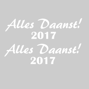 Carnaval Alles Daanst 2017 Flex Wit - afb. 2