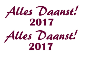 Carnaval Alles Daanst 2017 Flex Burgundy - afb. 2