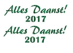 Carnaval Alles Daanst 2017 Holografische Groen - afb. 2