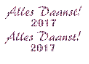 Carnaval Alles Daanst 2017 Holografische Roze - afb. 2
