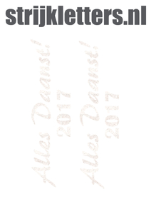 Carnaval Alles Daanst 2017 Glitter White Glitter 444 - afb. 1